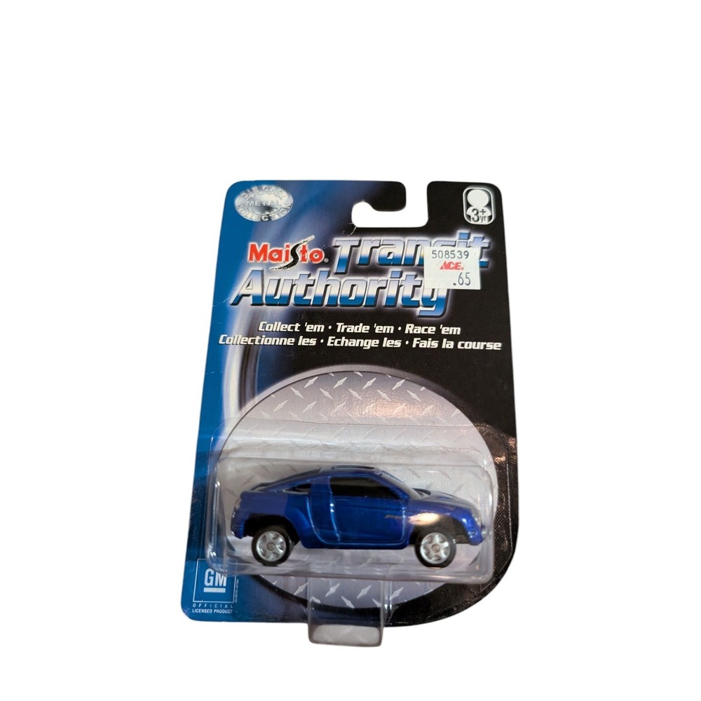 Maisto Transit Authority 2001 Chevrolet Borrego Concept Blue 1:64 Diecast GM...